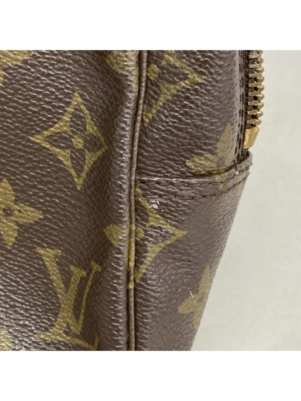 Louis Vuitton Pouch Monogram Trousse Toilette 27 Brown